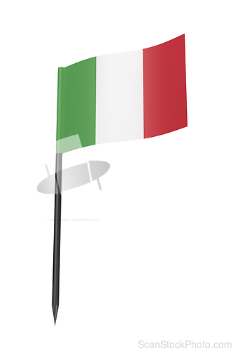 Image of Italian flag toothpick