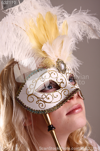 Image of Woman with mask