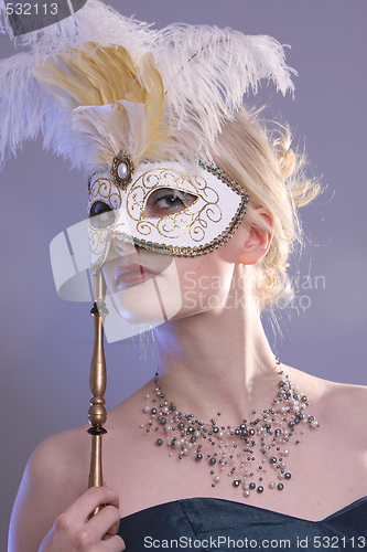 Image of Woman with mask