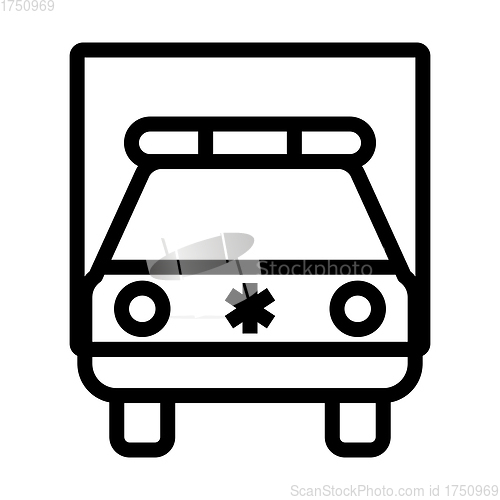 Image of Ambulance Car Icon
