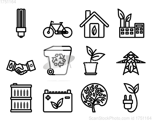 Image of Ecology Icon Set