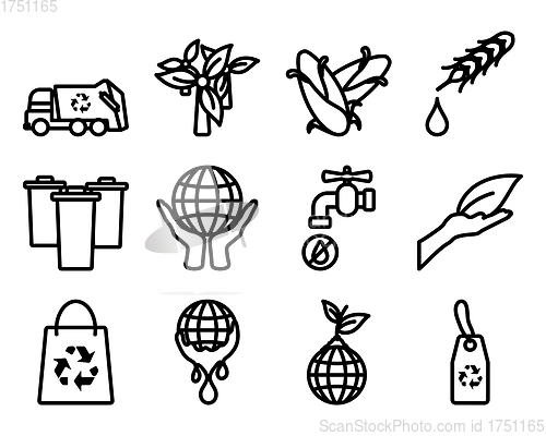 Image of Ecology Icon Set