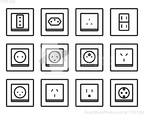 Image of Electrics Icon Set