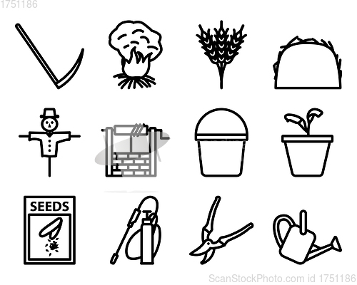 Image of Garden Icon Set
