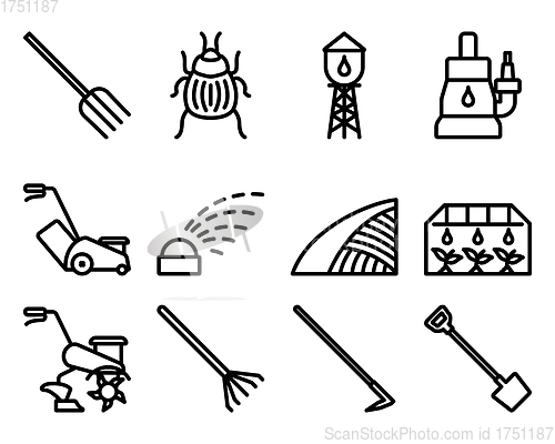Image of Garden Icon Set
