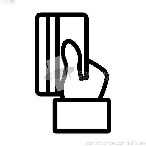 Image of Hand Hold Crdit Card Icon