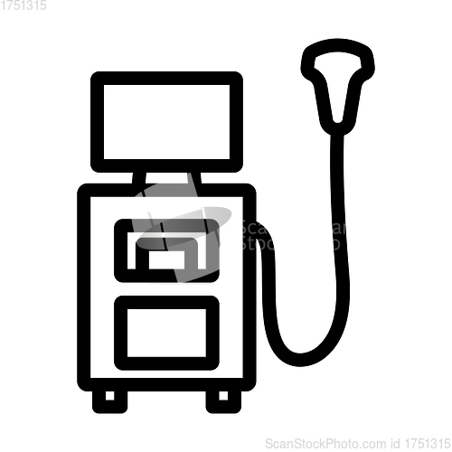 Image of Ultrasound Diagnostic Machine Icon