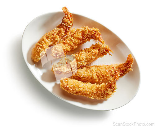 Image of plate of fried shrimps
