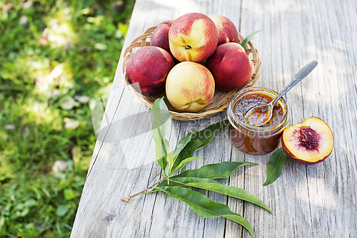 Image of Peach jam or marmalad