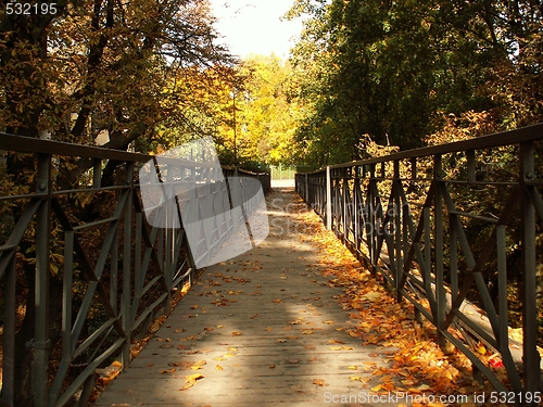 Image of fall bridge