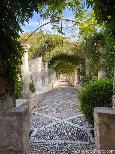 Image of beautiful garden in Mallorca