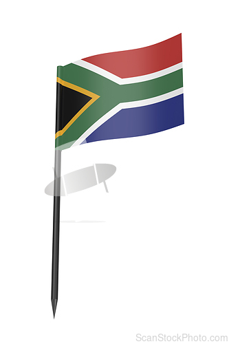 Image of Toothpick with the flag of South Africa