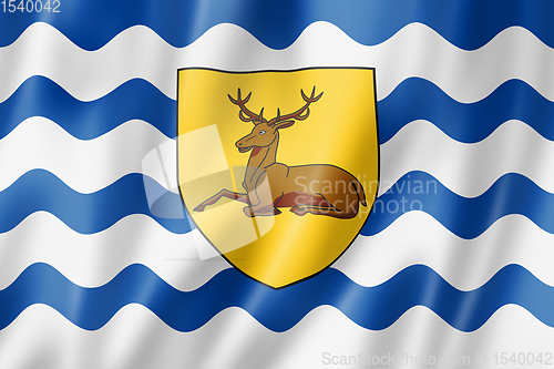 Image of Hertfordshire County flag, UK