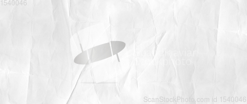 Image of Crumpled paper texture. Banner background