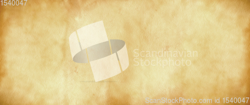 Image of Old parchment paper. Banner texture