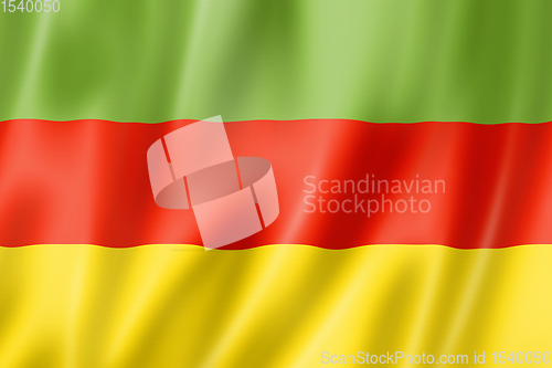 Image of Bodo people ethnic flag, India