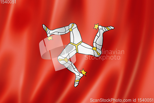 Image of Isle of Man flag, UK
