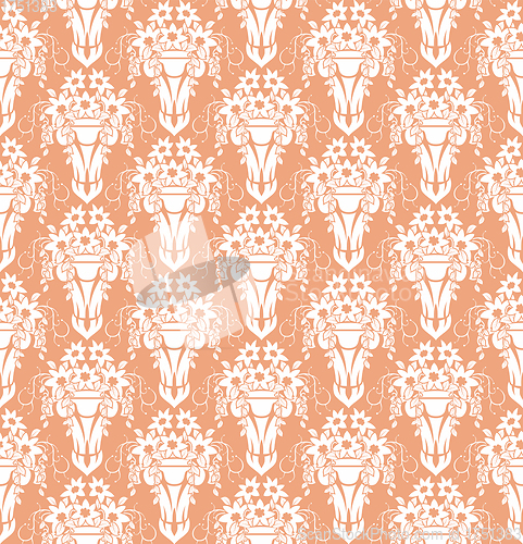 Image of Damask Seamless Pattern