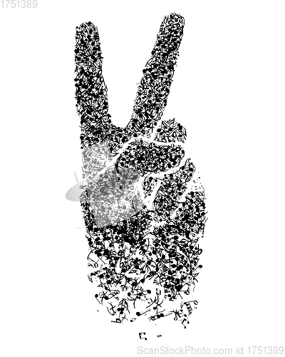 Image of Musical Victory Gesture