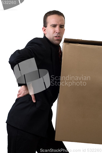 Image of Businessman With Injured Back