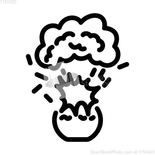 Image of Icon Explosion Of Chemistry Flask