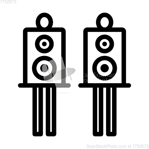Image of Audio System Speakers Icon