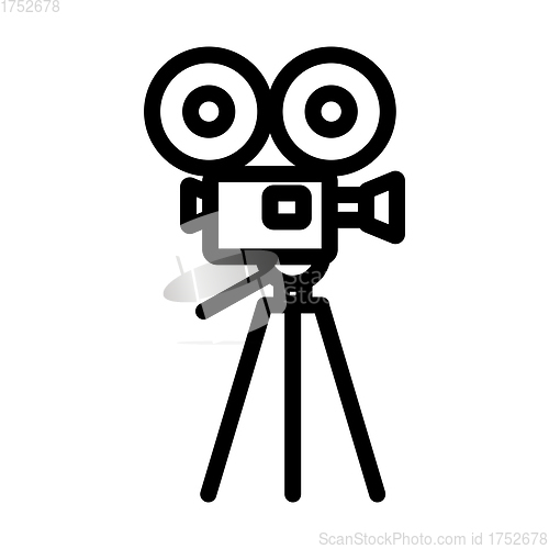 Image of Retro Cinema Camera Icon