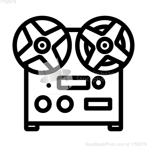 Image of Reel Tape Recorder Icon