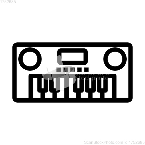 Image of Music Synthesizer Icon