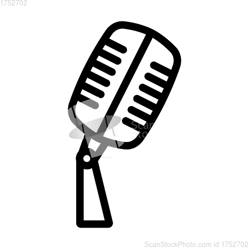 Image of Old Microphone Icon
