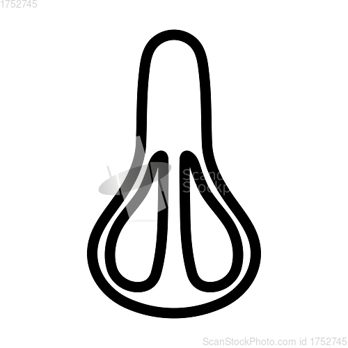 Image of Bike Seat Icon Top View