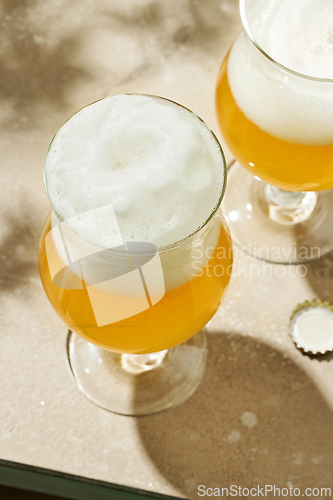 Image of two glasses of beer