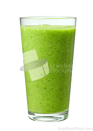 Image of glass of green smoothie