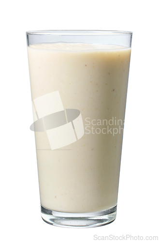 Image of banana, coconut and pineapple smoothie