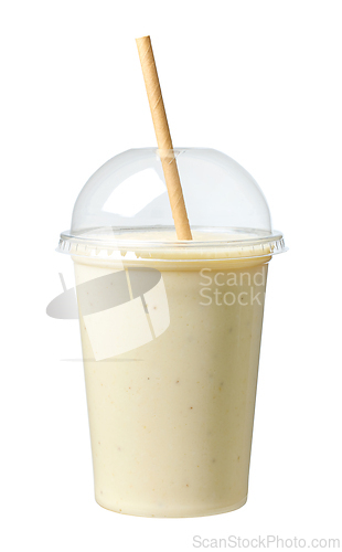Image of banana, coconut and pineapple smoothie