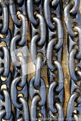 Image of Closeup of chains