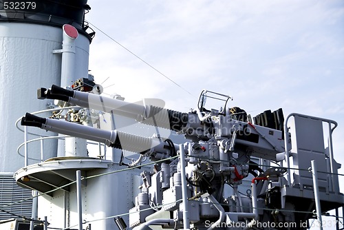 Image of Guns on a ship