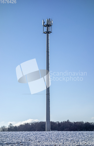 Image of slim telecommunications tower