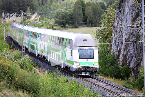 Image of VG Group Intercity 2 Storey Train on the Move