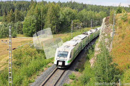 Image of Pendolino Express Train at Speed