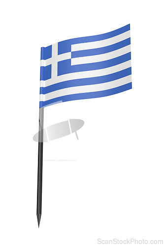 Image of Greek flag toothpick