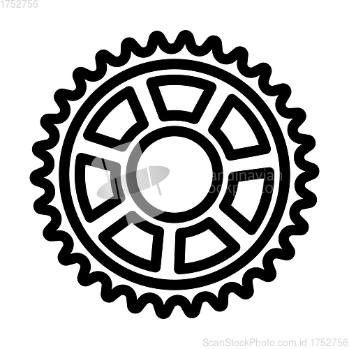 Image of Bike Gear Star Icon