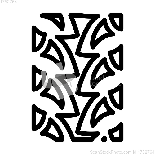 Image of Bike Tyre Print Icon
