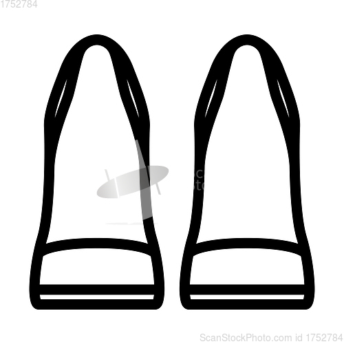 Image of Business Woman Shoes Icon
