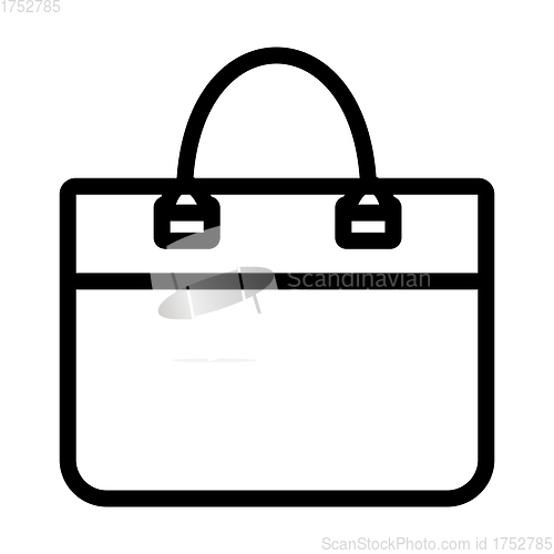 Image of Business Woman Briefcase Icon