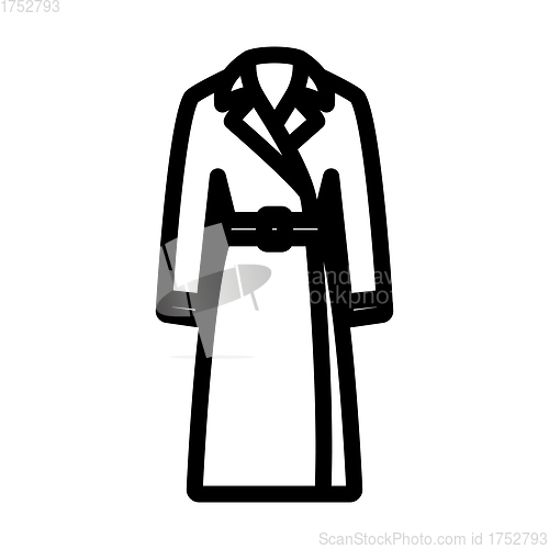 Image of Business Woman Trench Icon