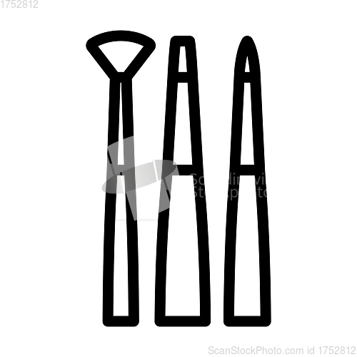 Image of Paint Brushes Set Icon