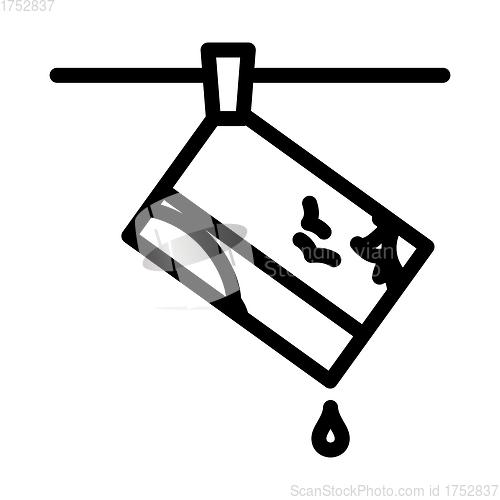 Image of Icon Of Photograph Drying On Rope