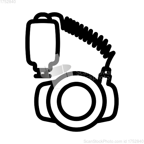 Image of Icon Of Portable Circle Macro Flash