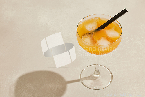 Image of glass of iced juice